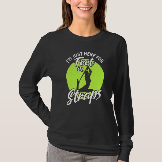 Pilates Instructor Training Strap Loops Luftschiff T-Shirt (Vorderseite)