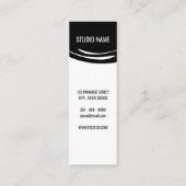 Pilates Instructor Vier Pilates Posen Mini Visitenkarte (Rückseite)