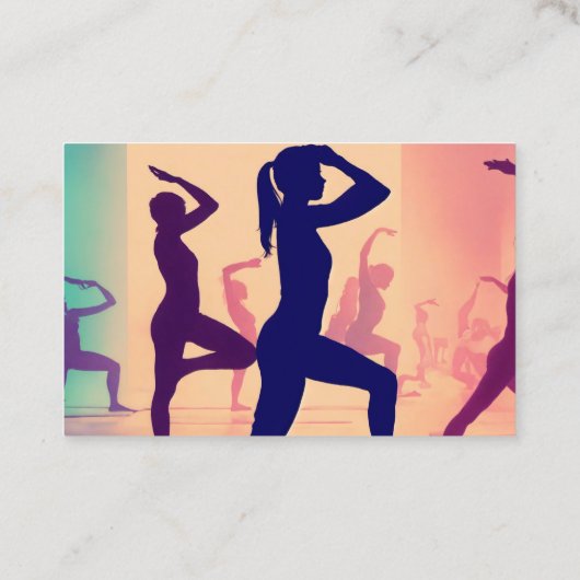 Pilates Instructor Visitenkarte (Rückseite)