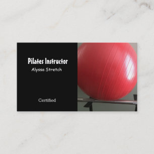 Pilates Instructor Visitenkarte