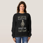 Pilates Instructoren sind wie normale Leute Sweatshirt (Vorne ganz)