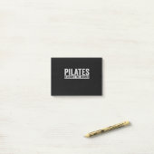 Pilates Is Always The Answer Funny Gift Post-it Klebezettel (Auf Schreibtisch)