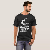 Pilates Is My Happy Hour Great Fitness Pilates T-Shirt (Vorne ganz)