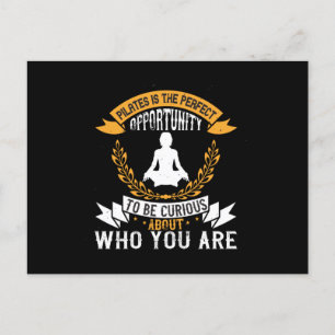 Pilates ist die perfekte Gelegenheit, sich selbst  Postkarte