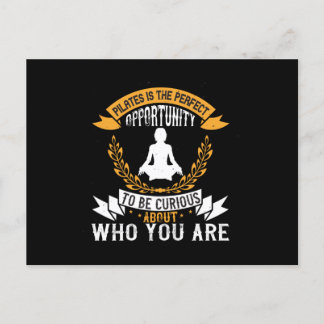 Pilates ist die perfekte Gelegenheit, sich selbst Postkarte