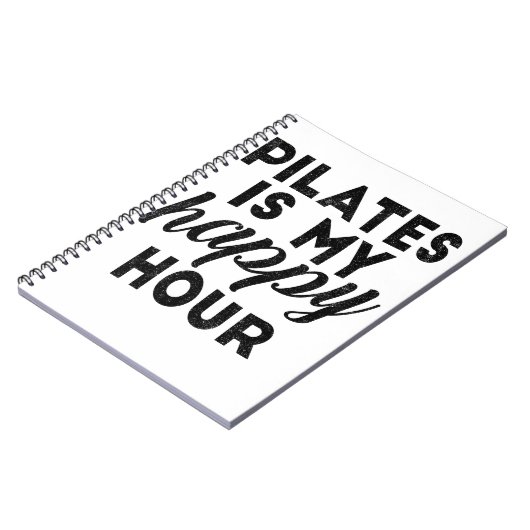 Pilates ist meine glückliche Stunde Notizblock (Linke Seite)