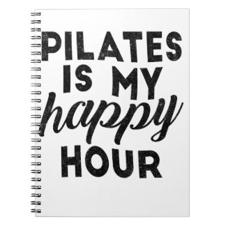 Pilates ist meine glückliche Stunde Notizblock