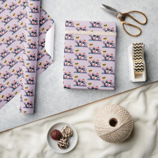 Pilates Joghurt Geschenkpapier (Kunsthandwerk)