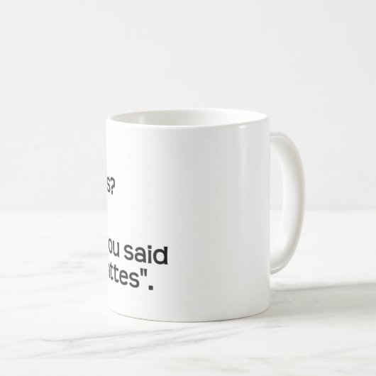 Pilates? Kaffeetasse (VorderseiteRechts)