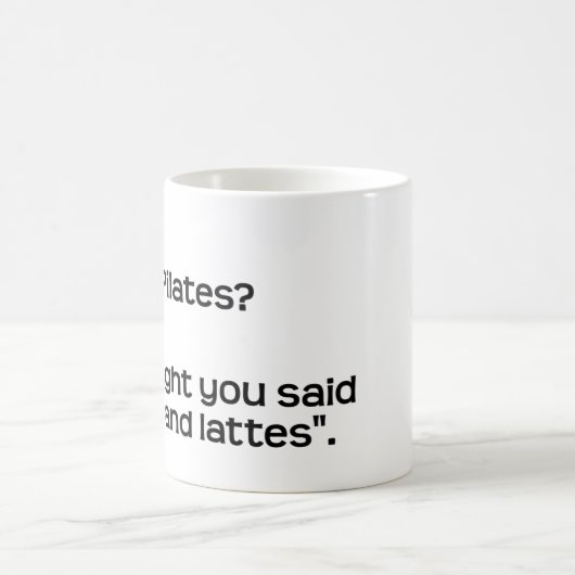 Pilates? Kaffeetasse (Mittel)