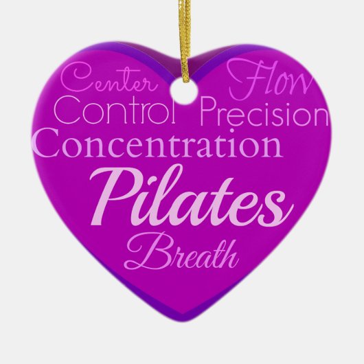 Pilates Keramikornament (Vorne)