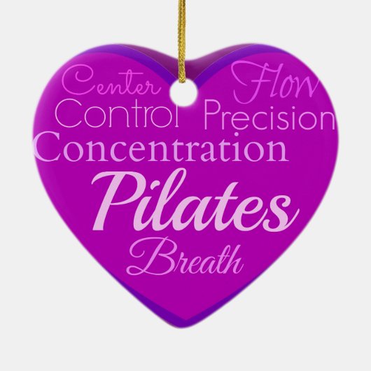 Pilates Keramikornament (Hinten)