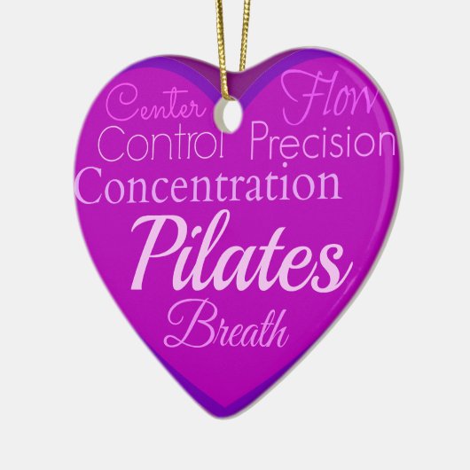 Pilates Keramikornament (Links)