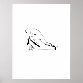 Pilates - Knieband auf dem Reformer Poster