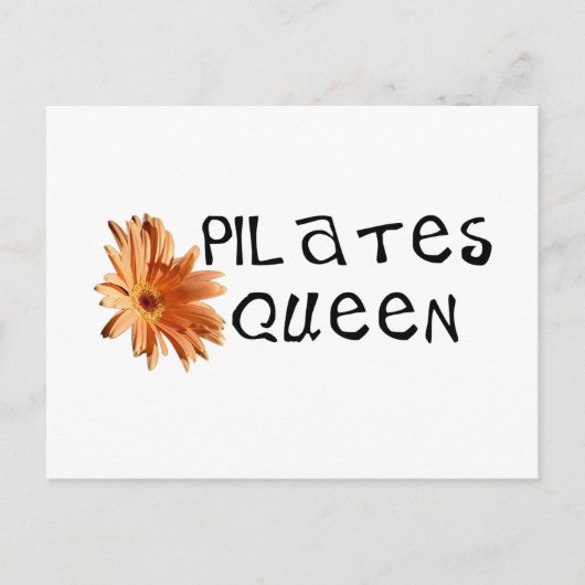 Pilates Königin einzigartiges Design! Postkarte (Vorderseite)