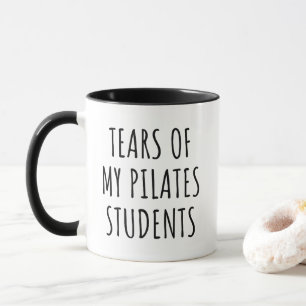 Pilates-Lehrer-Tasse Schülertränen Fitness Humor Tasse