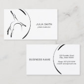 Pilates Lehrer Visitenkarte (Vorne/Hinten)