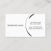 Pilates Lehrer Visitenkarte (Rückseite)