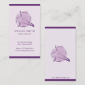 Pilates-Lehrer Visitenkarte (Vorne/Hinten)