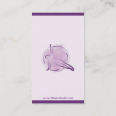 Pilates-Lehrer Visitenkarte (Rückseite)