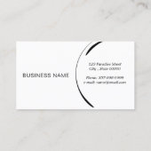 Pilates-Lehrer Visitenkarte (Rückseite)