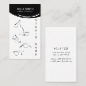 Pilates-Lehrer Visitenkarte (Vorne/Hinten)