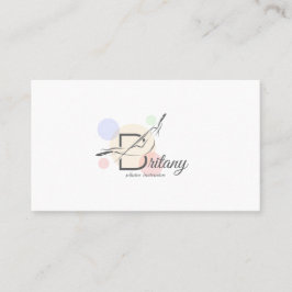 Pilates Letter B Pose | Monogram Letter B Pilates Visitenkarte