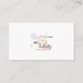 Pilates Letter F Pose | Monogram Letter F Pilates Visitenkarte (Vorderseite)