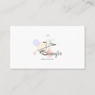 Pilates Letter J Pose   Monogram Letter J Pilates Visitenkarte
