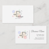 Pilates Letter P-Pose | Monogram Letter P Pilates Visitenkarte (Vorne/Hinten)