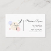 Pilates Letter Y Pose | Monogram Letter Y Pilates Visitenkarte (Rückseite)