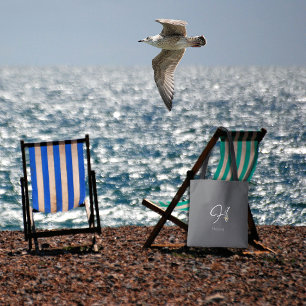 Pilates-Liebhaber Florales Monogramm Wasserfarbe g Tasche