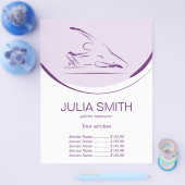 Pilates Meerjungfrau Pose auf dem Reformer | Farbe Flyer (Einzeln)