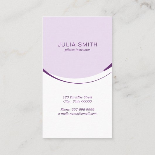 Pilates Meerjungfrau Pose auf dem Reformer | Farbe Treuekarte (Rückseite)