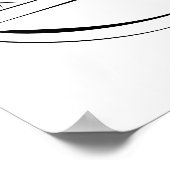 Pilates Meerjungfrau Pose auf dem Reformer Poster (Ecke)