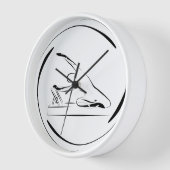 Pilates Meerjungfrau Pose auf dem Reformer Uhr (Winkel)