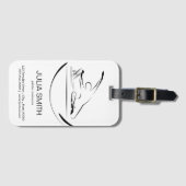 Pilates Mermaid zum Reformer Gepäckanhänger (Vorderseite (Horizontal))