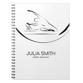 Pilates Mermaid zum Reformer Notizblock