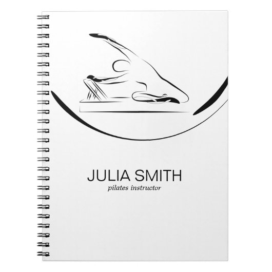 Pilates Mermaid zum Reformer Notizblock (Vorderseite)