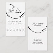 Pilates Mermaid zum Reformer Treuekarte (Vorne/Hinten)