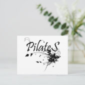 Pilates Method Fan! Pilates Art Postkarte (Stehend Vorderseite)