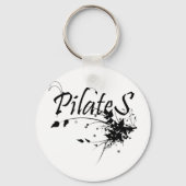 Pilates Method Fan! Pilates Art Schlüsselanhänger (Vorderseite)