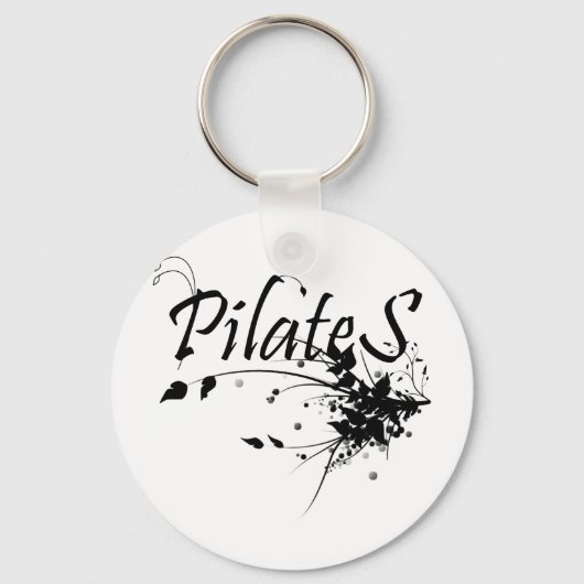 Pilates Method Fan! Pilates Art Schlüsselanhänger (Vorderseite)
