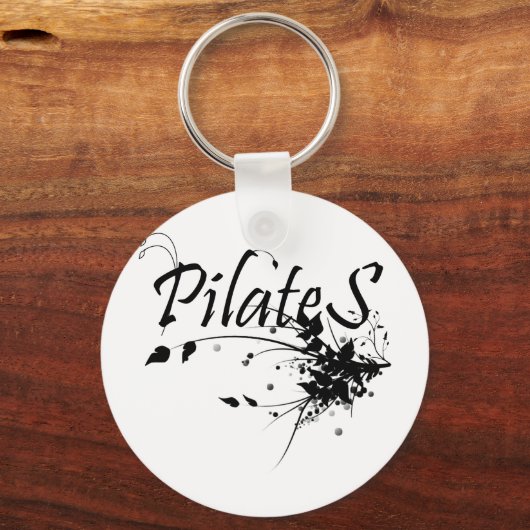 Pilates Method Fan! Pilates Art Schlüsselanhänger (Vorderseite)