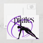 Pilates Method Produkte! Postkarte (Vorne/Hinten)