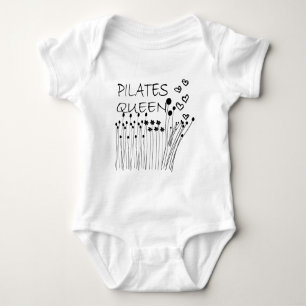 Pilates Method Queen! Baby Strampler