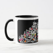 Pilates mit der mobilen Technologie-Tasse, schwarz Tasse (Links)