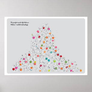 Pilates mit mobiler Technologie Leinwand Poster