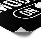 Pilates-Modus Ein Lustiges Geschenk für Instructor Poster (Ecke)