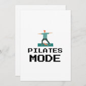 PILATES-MODUS FEIERTAGSKARTE (Vorne/Hinten)